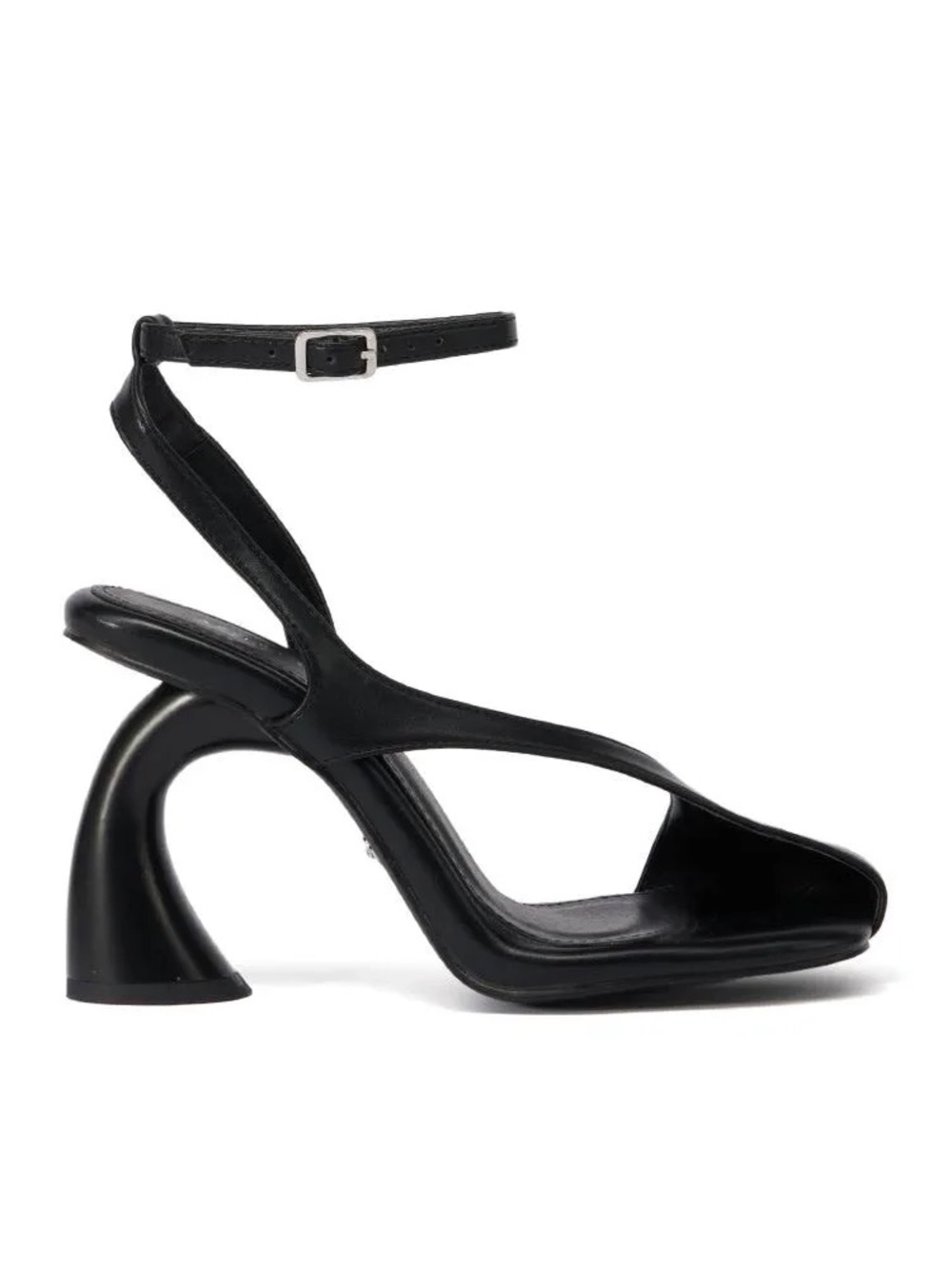 BRAND NEW AZALEA WANG BUICK BLACK PEEPING TOE PUMP - SZ9 (with dust bags)